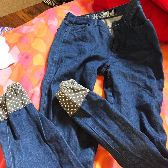 Alexa Chung Madewell high waist jeans 27 custom S - Picture 1 of 6
